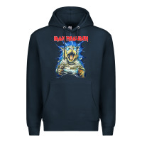 Navy iron meowden classic cute cat love animal outfits halloween Premium Hoodie - maiPhamDesign