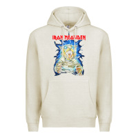 Oatmeal Heather iron meowden classic cute cat love animal outfits halloween Premium Hoodie - maiPhamDesign