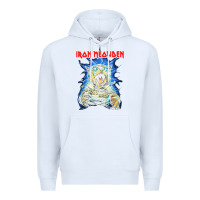 White iron meowden classic cute cat love animal outfits halloween Premium Hoodie - maiPhamDesign