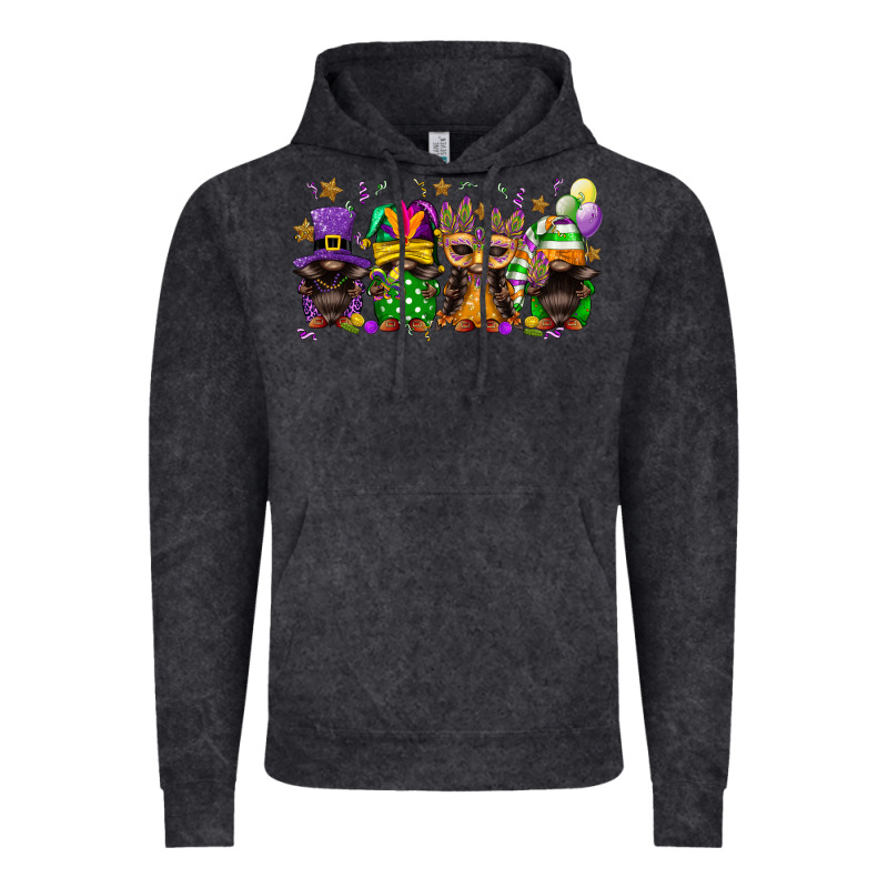 Mardi Gras Afro Gnomies Vintage Hoodie by FaDigitalArtStudio | Teevron