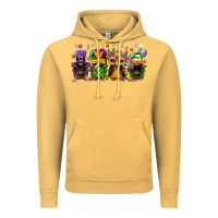 Vintage Mustard Mardi Gras afro gnomies Vintage Hoodie - FaDigitalArtStudio