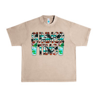 French Oak Summer Time Cowhide Serape Urban Heavy Tee - CowCowDesign