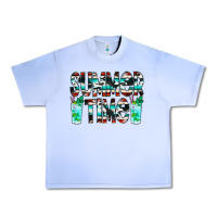 Grape Ice Summer Time Cowhide Serape Urban Heavy Tee - CowCowDesign