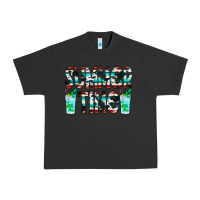 Pigment Black Summer Time Cowhide Serape Urban Heavy Tee - CowCowDesign