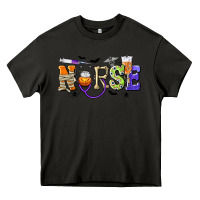 Asphalt Halloween Nurse Heavy Core Tee - texasbilliewilder
