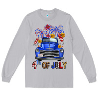Moon Dust Western Fourth Of July Truck Long Sleeve Tee - FaDigitalArtStudio