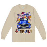 Mushroom Western Fourth Of July Truck Long Sleeve Tee - FaDigitalArtStudio