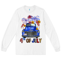 Western Fourth Of July Truck Long Sleeve Tee | Teevron