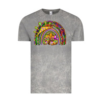 Cloud Rock mardi gras rainbow Vintage Tee - OliviaCreatesArt