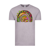 Vintage Zinc mardi gras rainbow Vintage Tee - OliviaCreatesArt