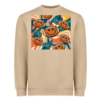 Mushroom football smiley face Heavyweight Sweatshirt - BarkalooDesign