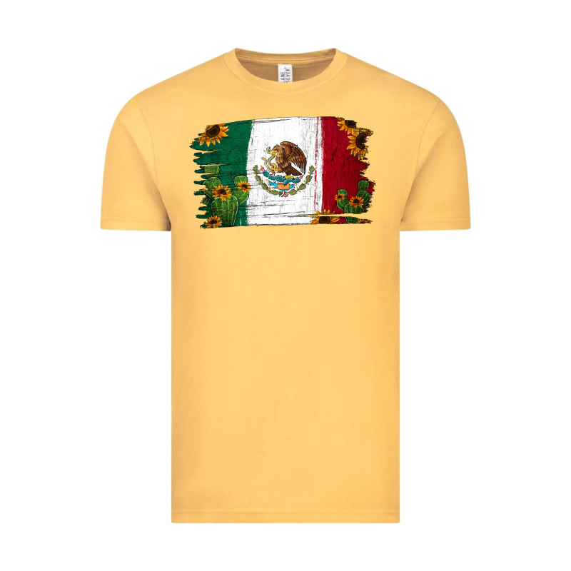 Cactus Sunflower Mexican Flag Vintage Tee by Jasminsmagicworld | Teevron