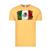 Vintage Mustard cactus sunflower mexican flag Vintage Tee - Jasminsmagicworld
