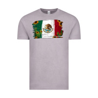 Vintage Zinc cactus sunflower mexican flag Vintage Tee - Jasminsmagicworld