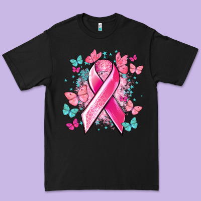 Breast Cancer Ribbon Cancer Awareness Premium Tee Designed By Howdyjamesfarm