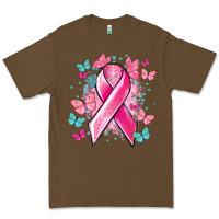 Cacao Breast Cancer ribbon Cancer Awareness Premium Tee - HowdyJamesFarm
