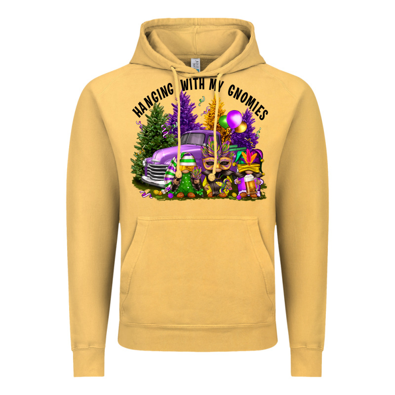 Mardi Gras Hanging With My Gnomies Vintage Hoodie by FaDigitalArtStudio | Teevron