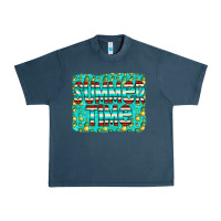 Midnight Navy summer time glitter pineable Urban Heavy Tee - CowCowDesign