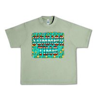 Oil Green summer time glitter pineable Urban Heavy Tee - CowCowDesign
