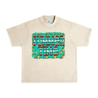 Sandshell summer time glitter pineable Urban Heavy Tee - CowCowDesign
