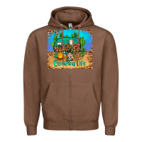 Chestnut camping life tumbler Zipper Hoodie - BarkalooDesign