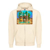 Sandshell camping life tumbler Zipper Hoodie - BarkalooDesign