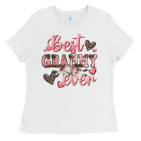 White best grammy ever mother's day Ladies Tee - CowGirlArtShop