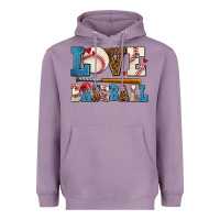 Lavender love baseball Heavyweight Hoodie - AdoDesignShop