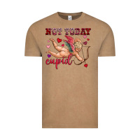 Vintage Coffee not today cupid Vintage Tee - OliviaCreatesArt