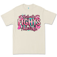 Bone Nobody fights alone Cancer Awareness Premium Tee - HowdyJamesFarm