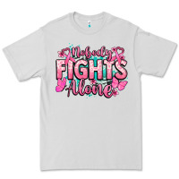 Nobody Fights Alone Cancer Awareness Premium Tee | Teevron
