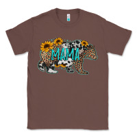 Chestnut mama bear sunflowers leopard cowhide mother's day Classic Tee - Jasminsmagicworld