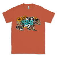 Copper mama bear sunflowers leopard cowhide mother's day Classic Tee - Jasminsmagicworld