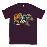 Plum mama bear sunflowers leopard cowhide mother's day Classic Tee - Jasminsmagicworld