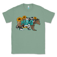 Sage mama bear sunflowers leopard cowhide mother's day Classic Tee - Jasminsmagicworld