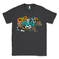 Smoke mama bear sunflowers leopard cowhide mother's day Classic Tee - Jasminsmagicworld