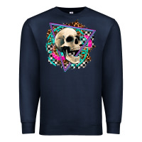Navy race skull Premium Sweatshirt - AdoDesignShop