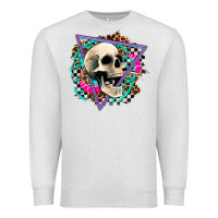 Oatmeal Heather race skull Premium Sweatshirt - AdoDesignShop