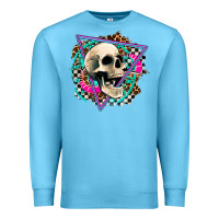Ocean Blue race skull Premium Sweatshirt - AdoDesignShop