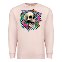 Pale Pink race skull Premium Sweatshirt - AdoDesignShop