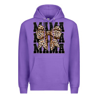 Purple mama leopard Premium Hoodie - CowhideDigitalArt