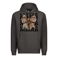 Smoke mama leopard Premium Hoodie - CowhideDigitalArt