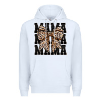 White mama leopard Premium Hoodie - CowhideDigitalArt