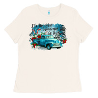 Bone its the wonderful time of the year truck Ladies Tee - CowGirlArtShop
