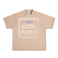 Burro papeete tahiti passport stamp vacation travel t shirt Urban Heavy Tee - maiPhamDesign