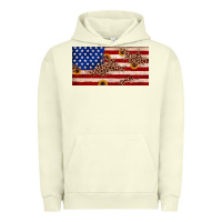 Pigment Pistachio American flag leopard sunflower Urban Hoodie - JahusDesignShop