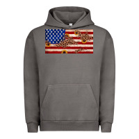 Pigment Tornado American flag leopard sunflower Urban Hoodie - JahusDesignShop