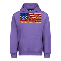 Tulip American flag leopard sunflower Urban Hoodie - JahusDesignShop