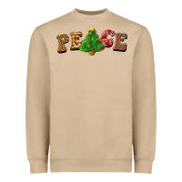 Mushroom christmas peace Heavyweight Sweatshirt - BarkalooDesign