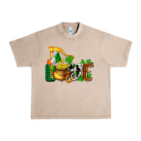 French Oak St. Patrick's Love and golds Urban Heavy Tee - OliviaCreatesArt